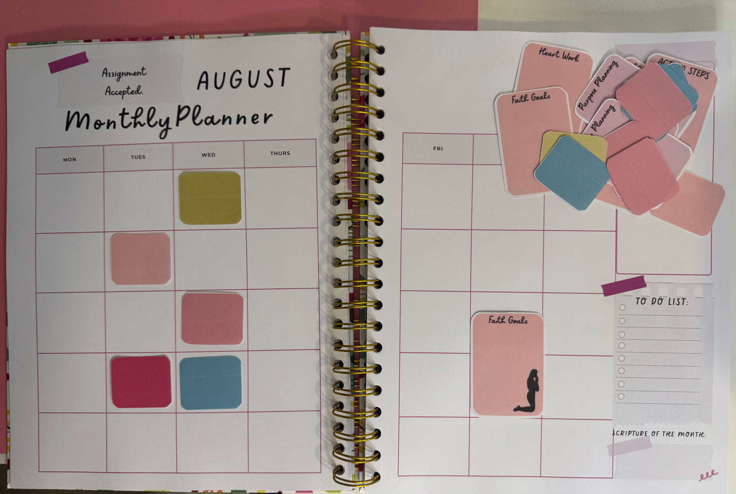 Faithfully Planned™ Box Overlay Stickers – Custom Fit for Faithfully Planned Planners