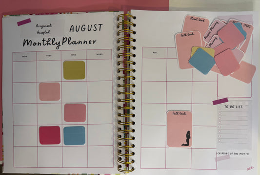 Faithfully Planned™ Box Overlay Stickers – Custom Fit for Faithfully Planned Planners