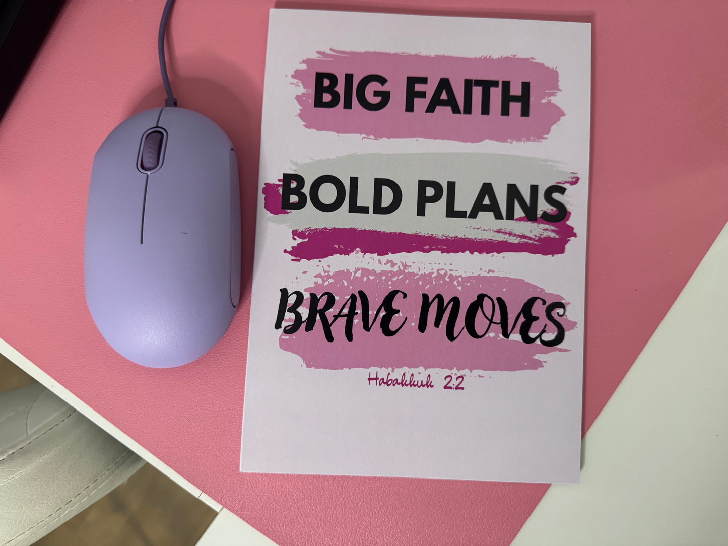 Big Faith, Bold Plans, Brave Moves™ Notepad