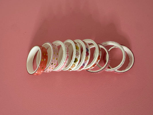 Sweetheart Washi Tape Set – 2pc Heart Collection