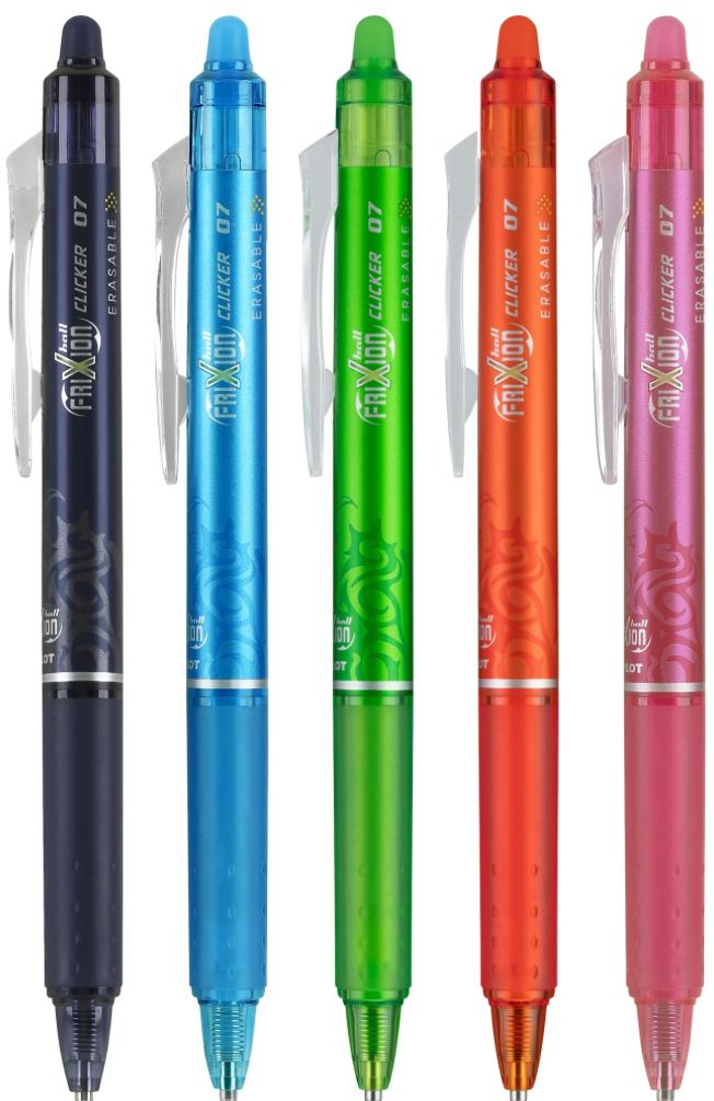 FRIXION Erasable Pens 5Pack