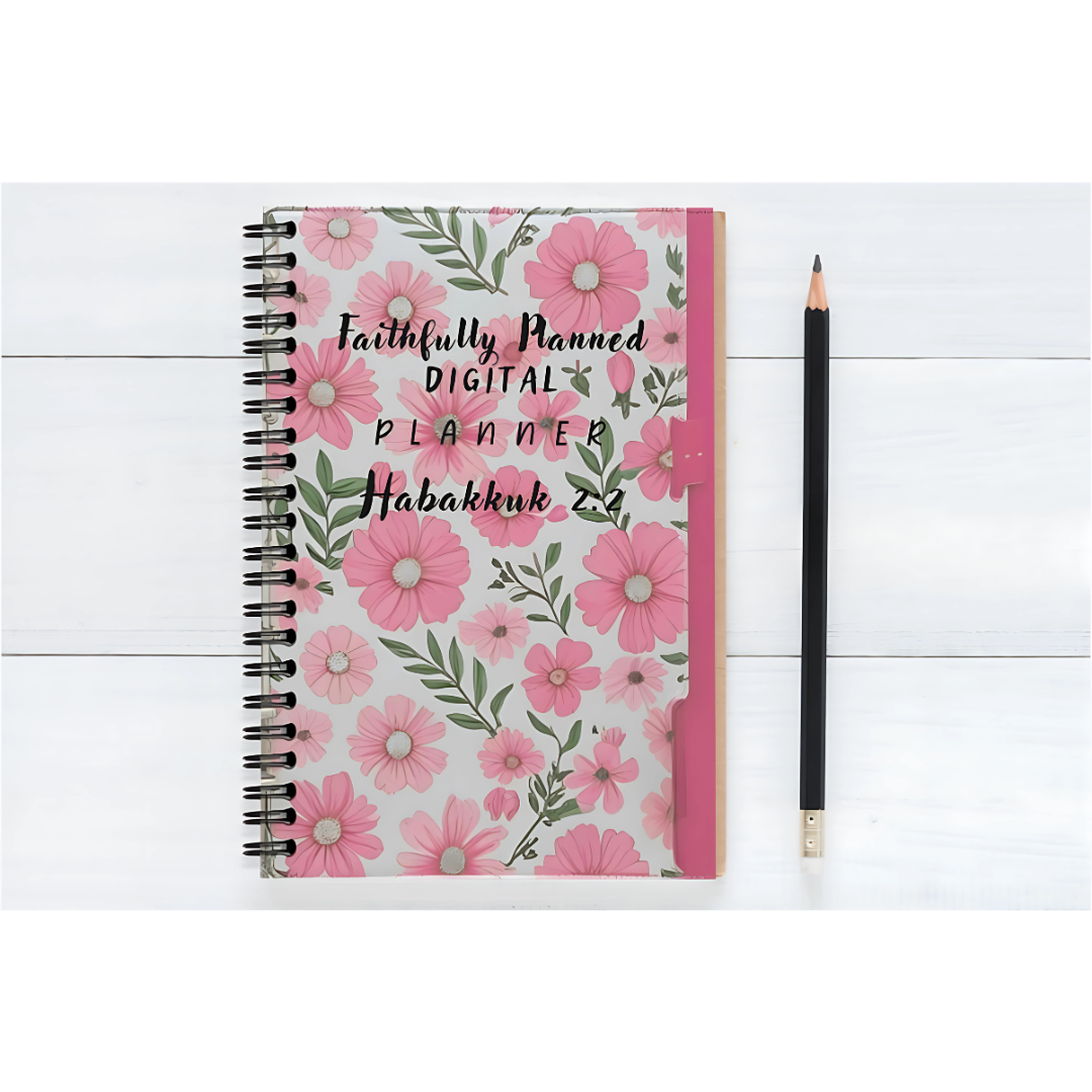 Faithfully Planned Digital Planner: Plan with Purpose, Stay Anchored in Faith